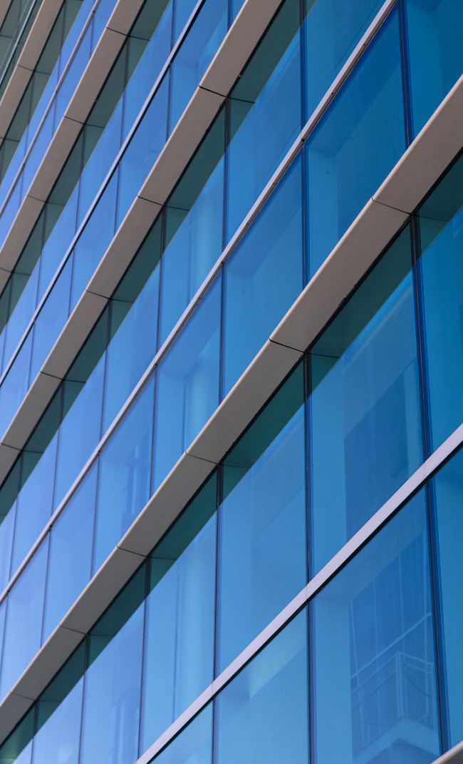 fachada de vidro em Santo André