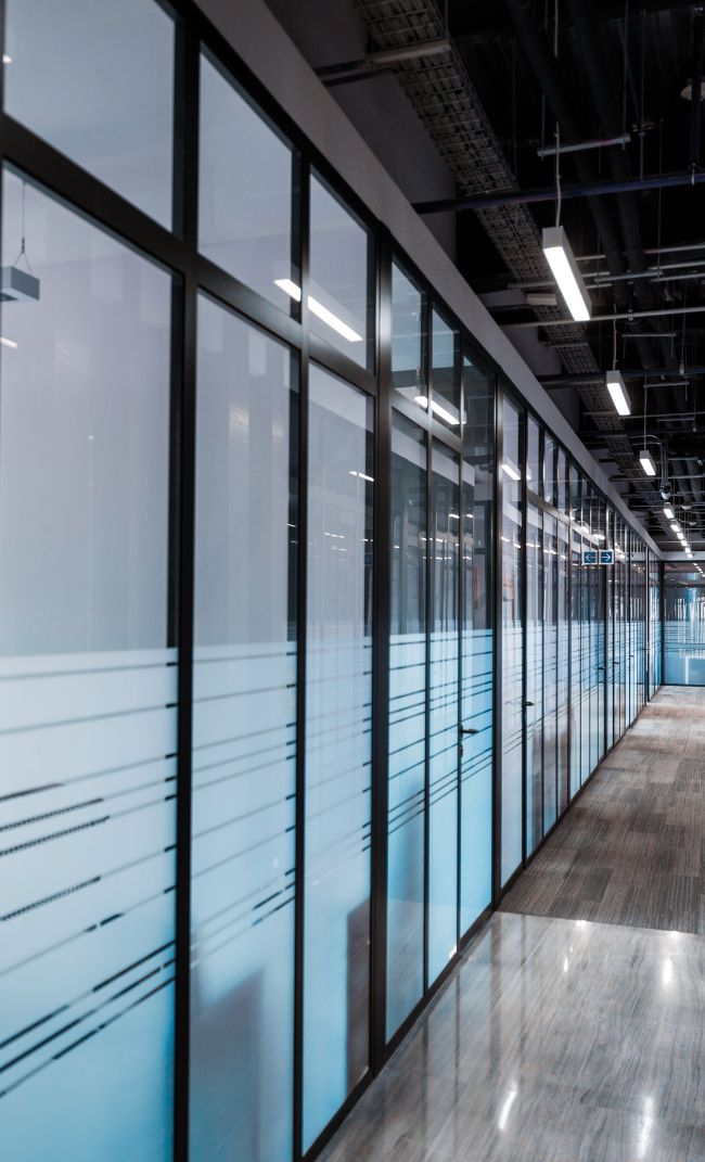 parede de vidro em Santo André