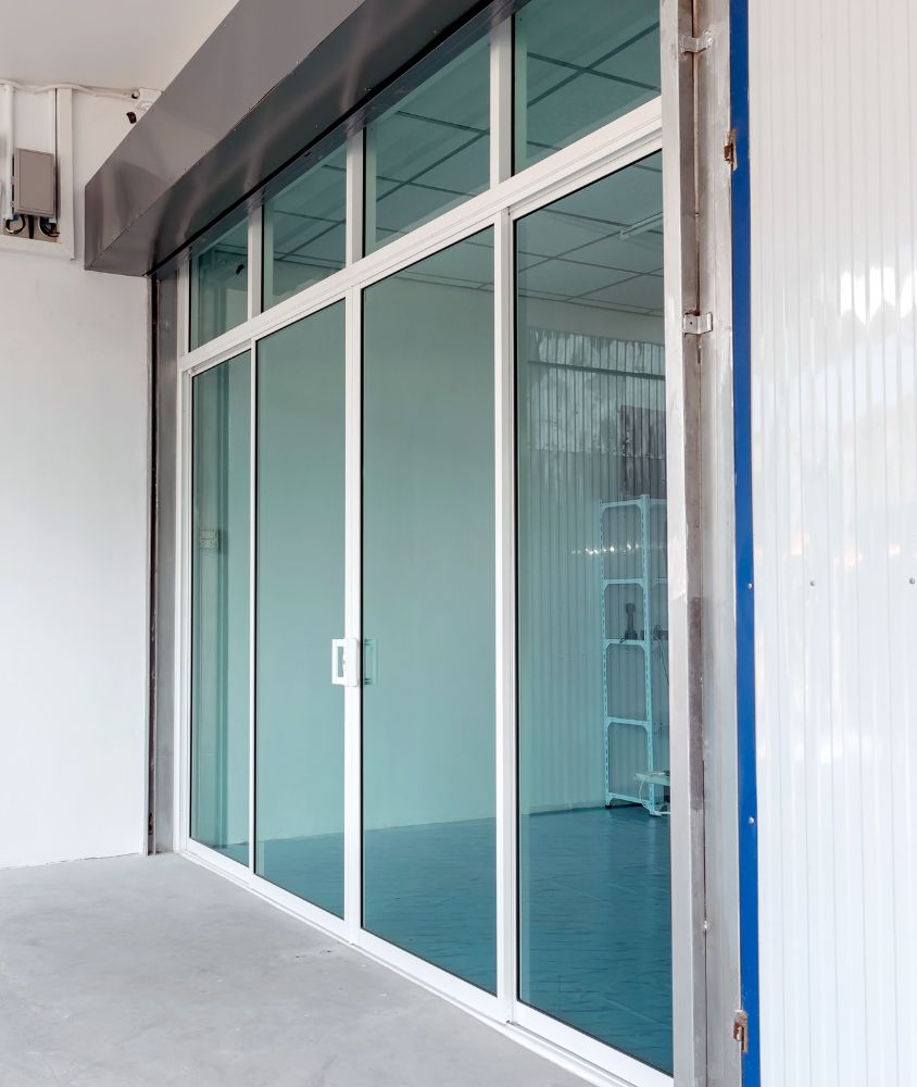 porta de vidro em Santo André